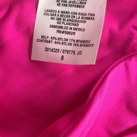 Trina Turk Monaco Solid Hipster Bottom Pink Size 8 Bottom Only - Picture 3 of 6